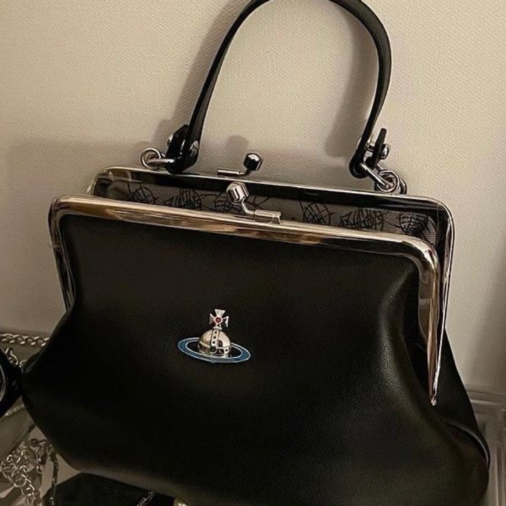 Vivienne westwood leather pocket bag tas sling