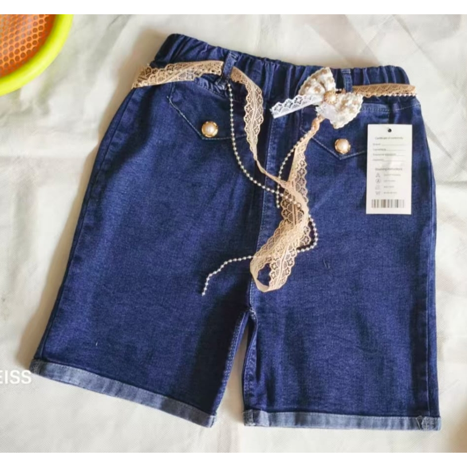 hotpants premium import anak cewek usia 6-13 tahun / celana pendek premium jeans import anak cewek /