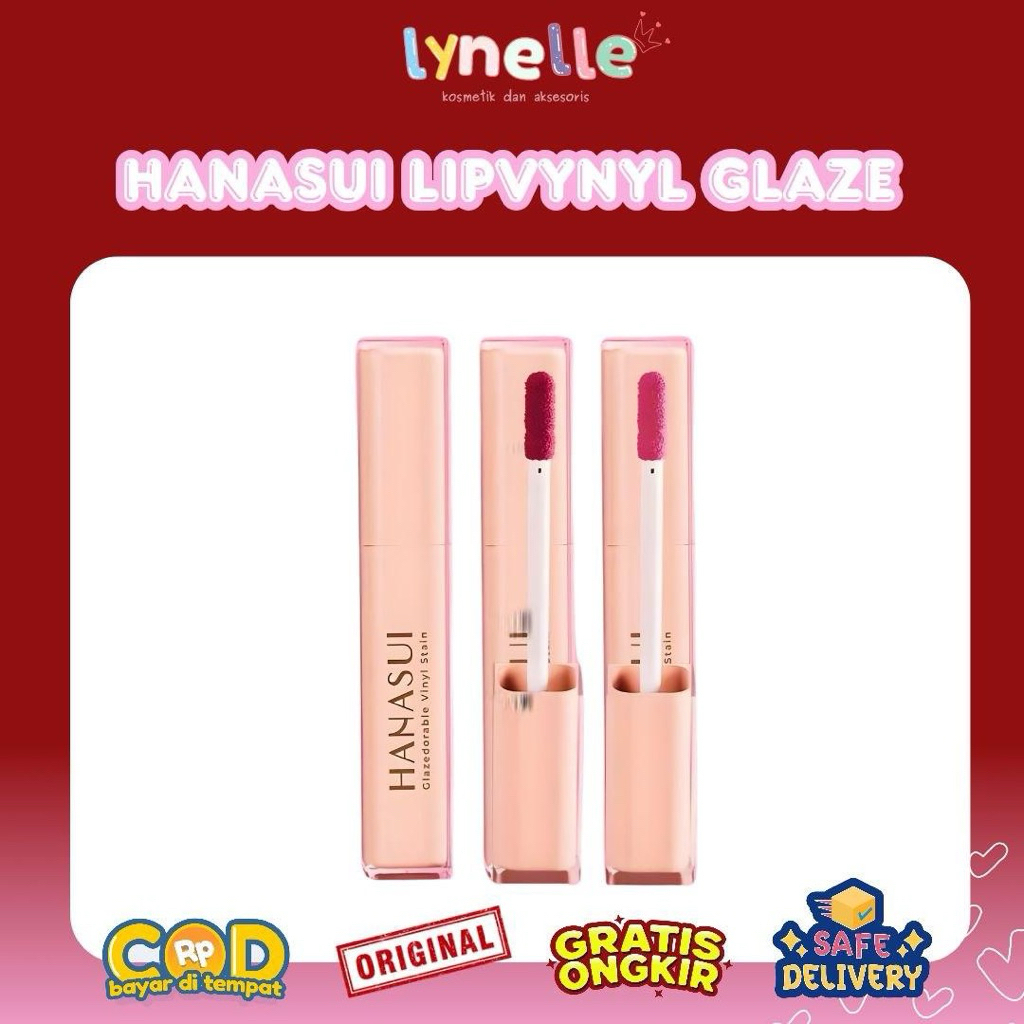 HANASUI GLAZEDORABLE VINYL TINT | LIP TINT VINYL HANASUI | LIP TINT HANASUI | HANASUI LIP TINT
