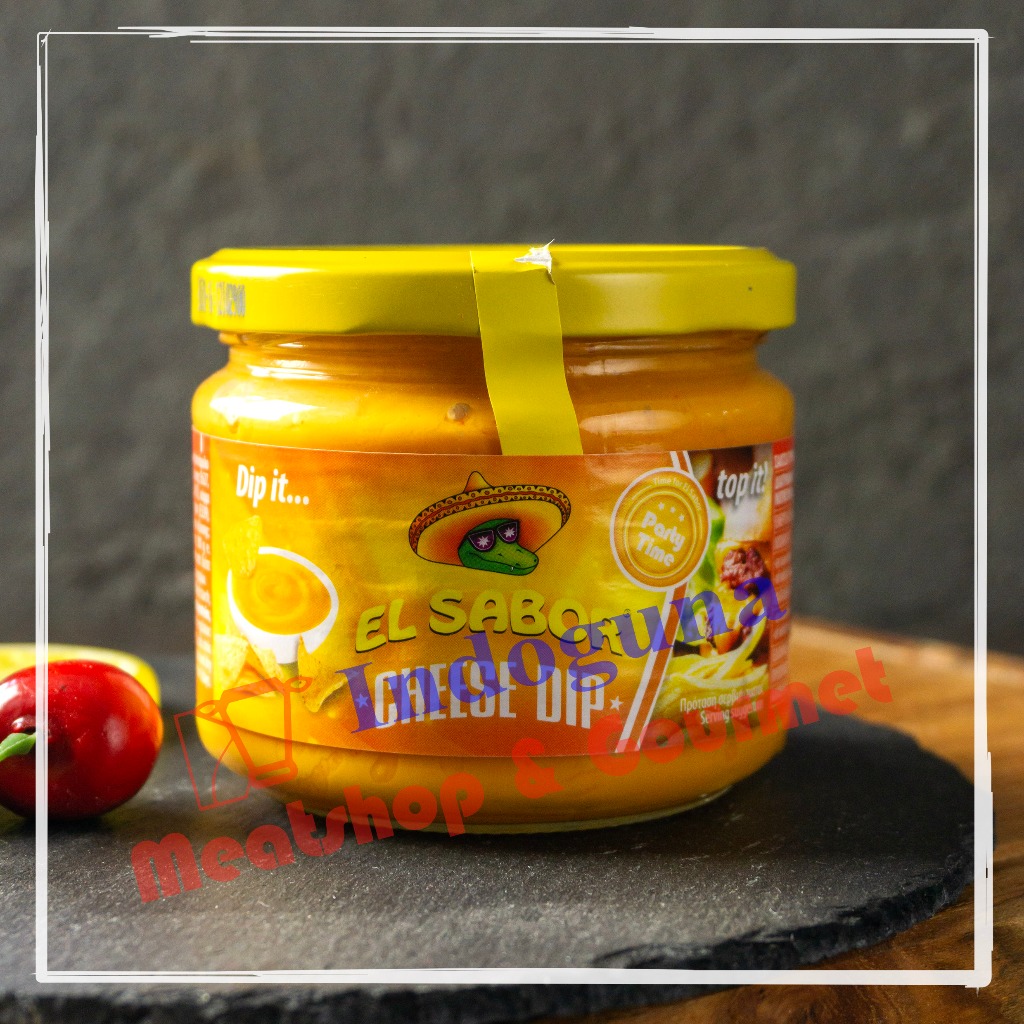 El Sabor Cheese Dip Guacamole Dip Salsa Dip Cocolan Tortilla Chips Nacho 300gr