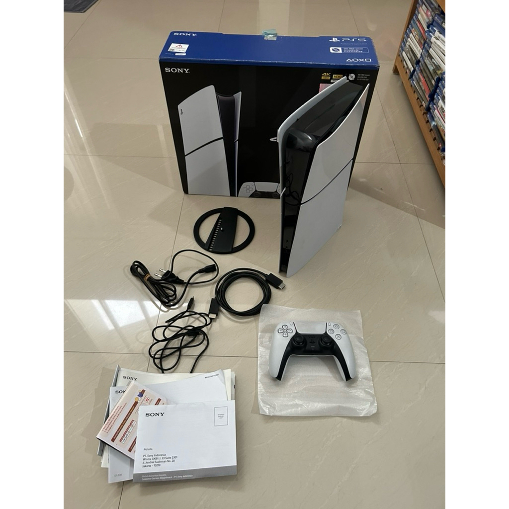 ps5 ps5 playstation 5 slim digital sony indonesia fullset