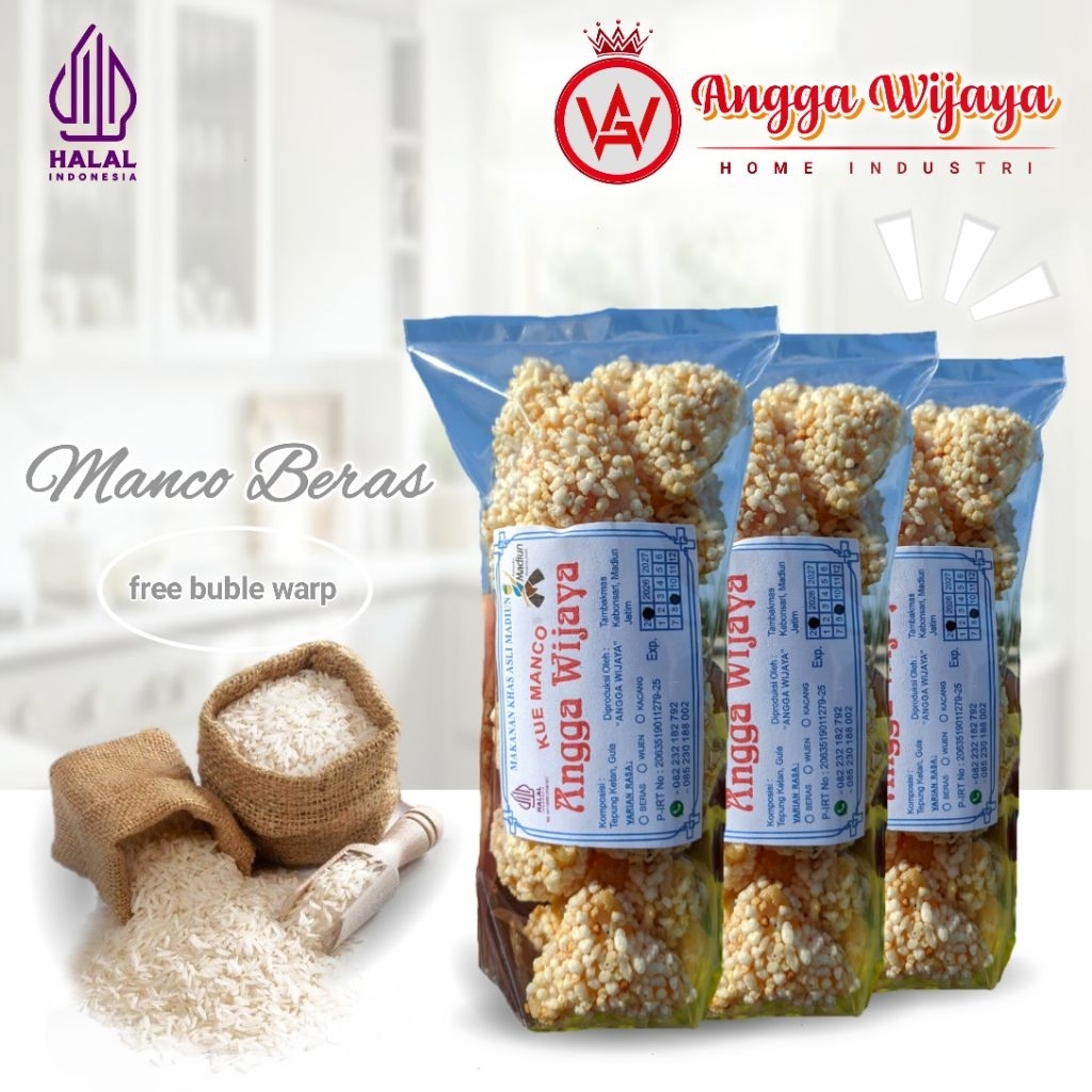 KUE MANCO BERAS ANGGA WIJAYA,MANCO,MANCO BERAS