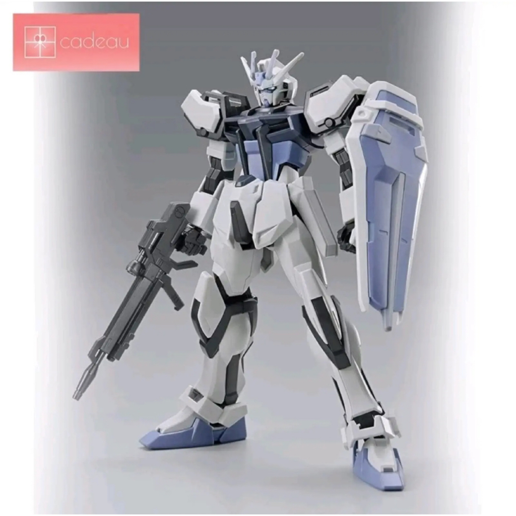 Bandai Entry Grade EG Strike Gundam (deactivate Mode) & Mini Gunpla