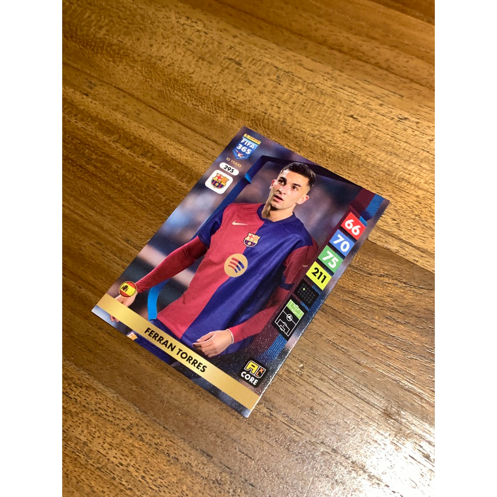 Ferran Torres Card Panini 365 2025