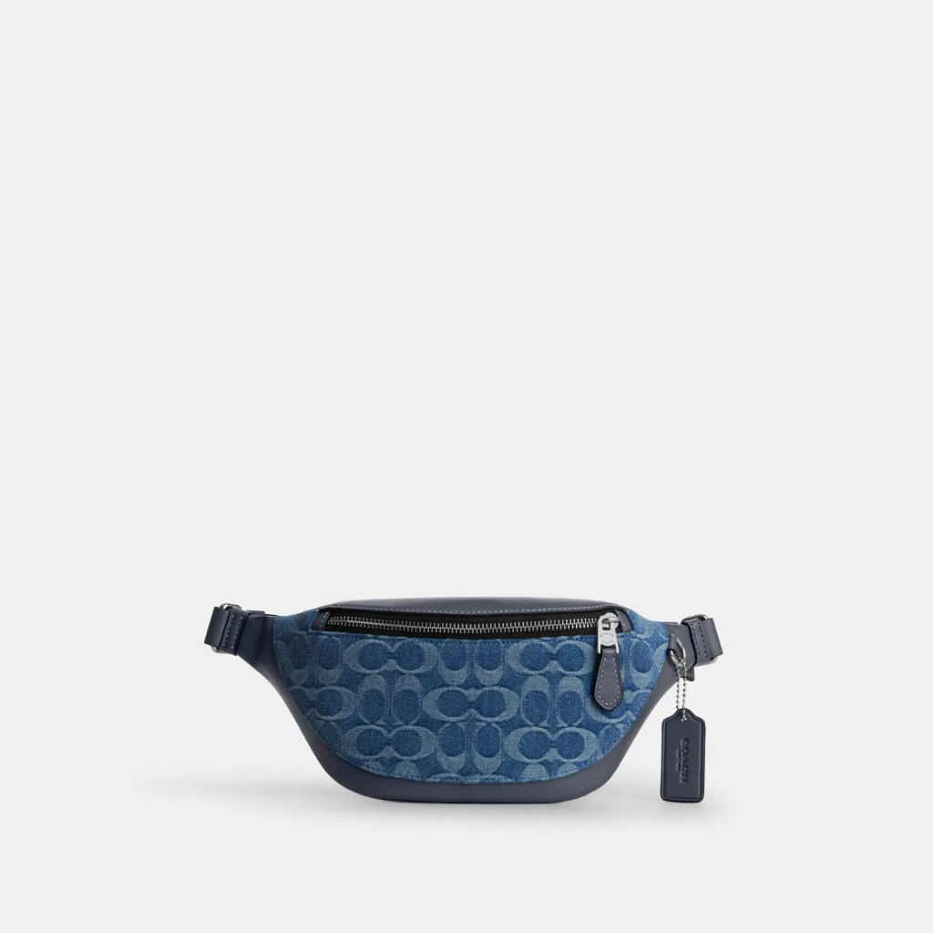 Coach Warren Mini Belt Bag In Signature Denim - Tas Selempang Pria