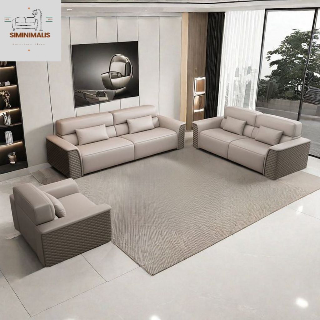 Sofa 321 Luxury Eropa Gaya Modern Mewah Kualitas Premium Terbaik