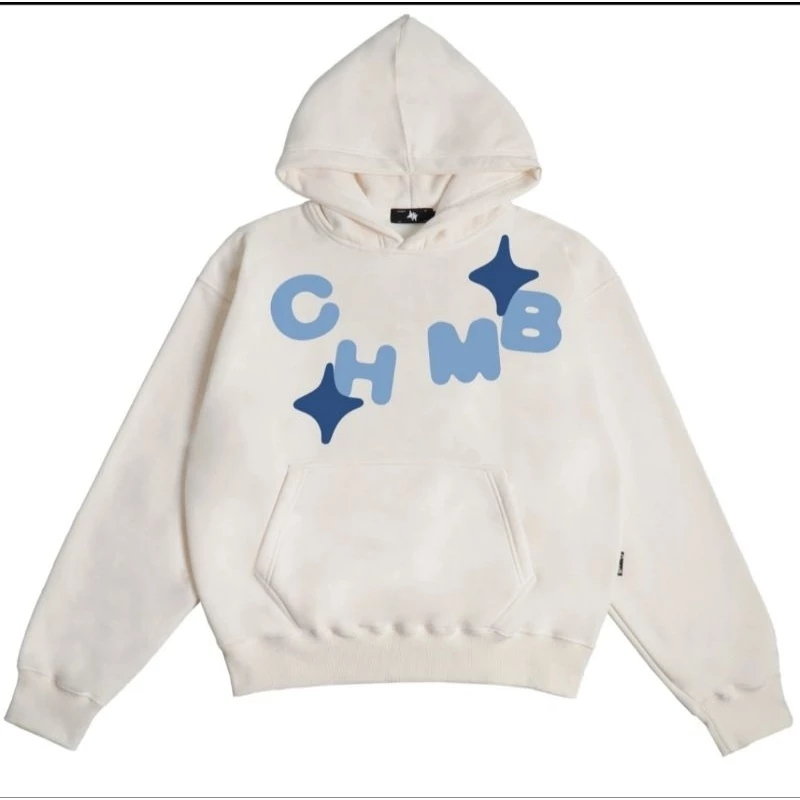 Jumper Hoodie Pullover Boxy Hoodie-chmb bedstar broken white