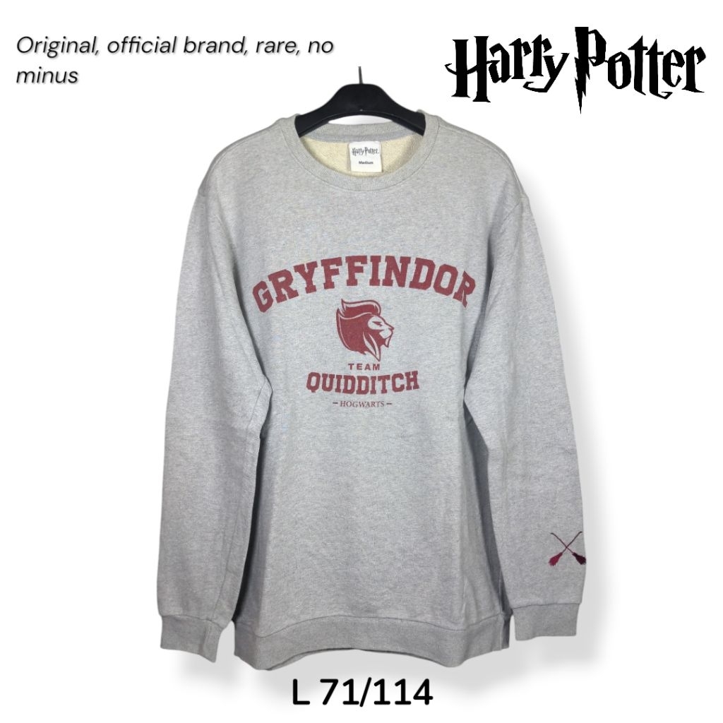 Gryffindor Sweater Sweatshirt Crewneck CN Harry Potter Quidditch Hogwarts Size L M