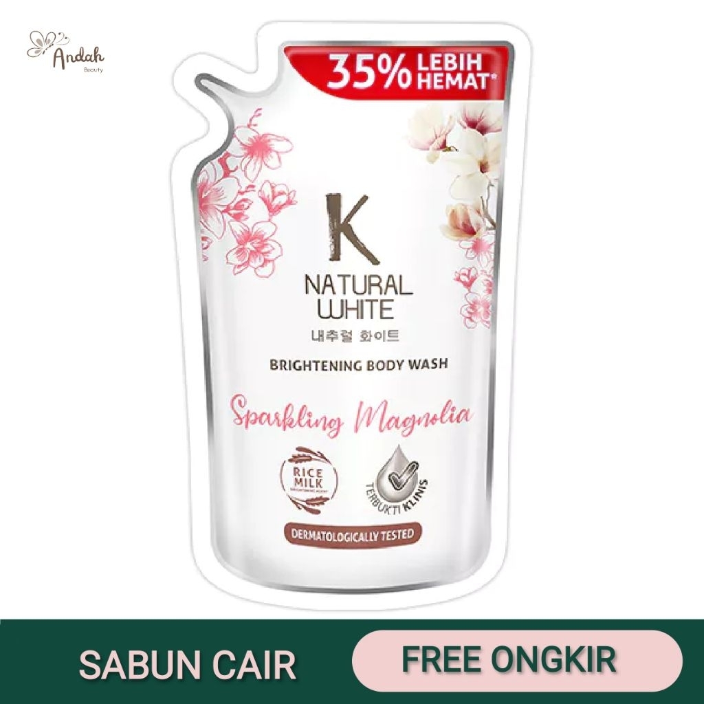 K NATURAL WHITE SABUN MANDI CAIR