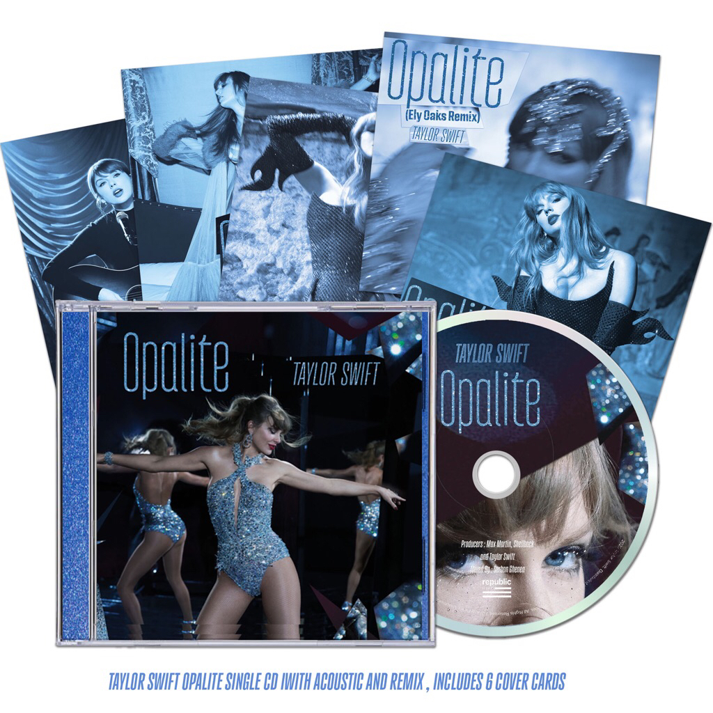 CD TAYLOR SWIFT - OPALITE SINGLE CD WITH ACOUSTIC AND REMIX ALBUM . TAYLOR SWIFT CD , TAYLOR SWIFT V