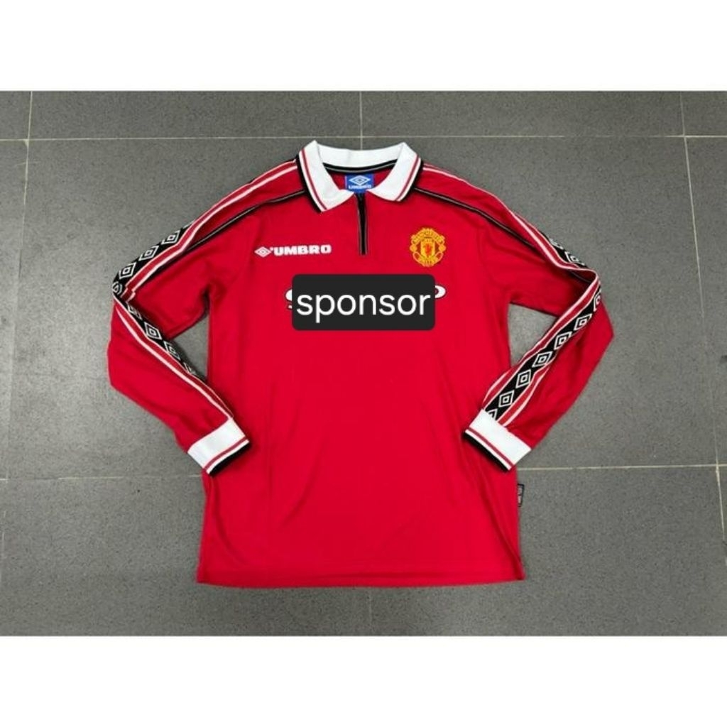 Jersey Retro Mu treble Winner Lengan panjanggg 1999 Grade Ori