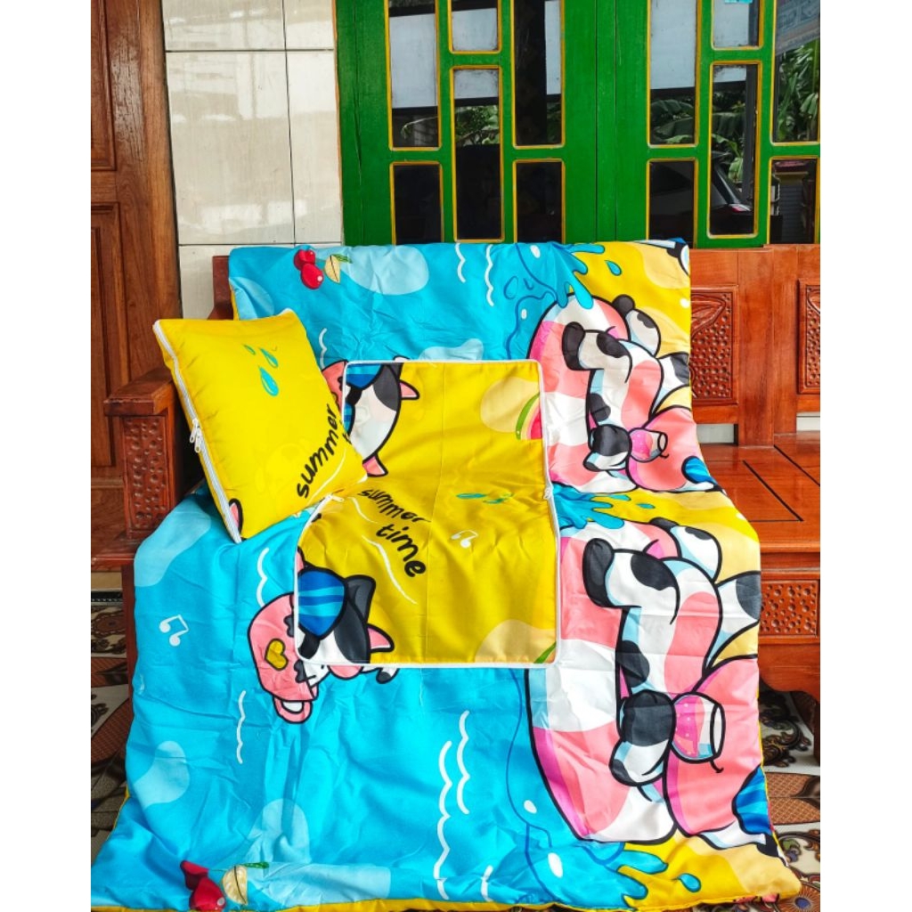 BANTAL SELIMUT ANEKA MOTIF / Balmut 2in1 (bantal selimut)