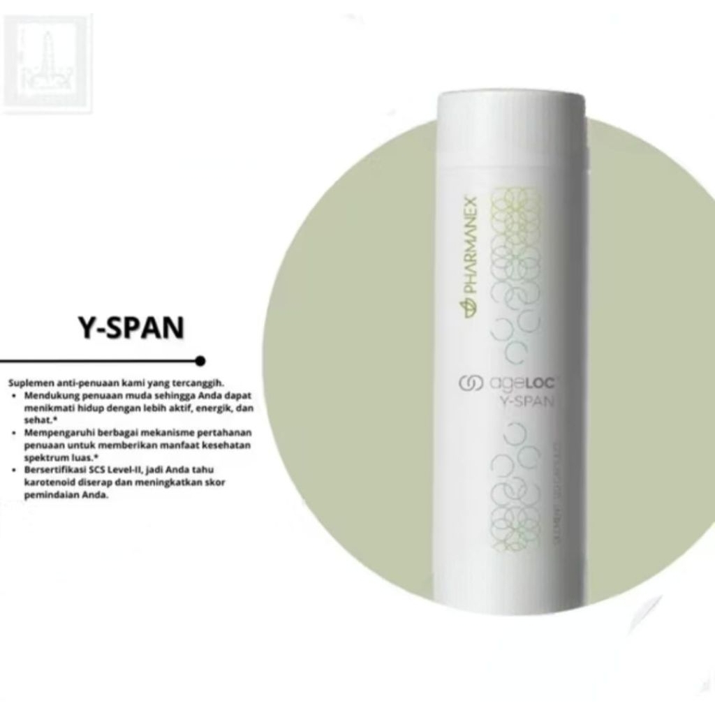 YSPANN SUPLEMEN ANTI AGING EXP 12/26