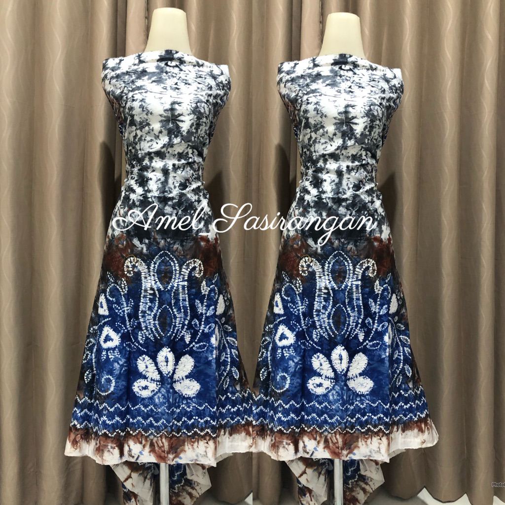 Kain batik sasirangan banjar katun satin 2 x 1.15 m by amel_sasirangan