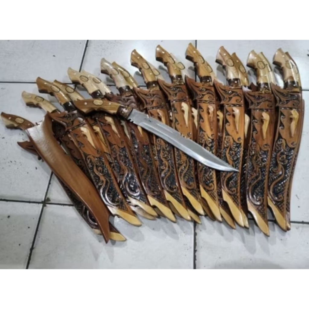 BISA COD golok sembelih premium  N695 FULL