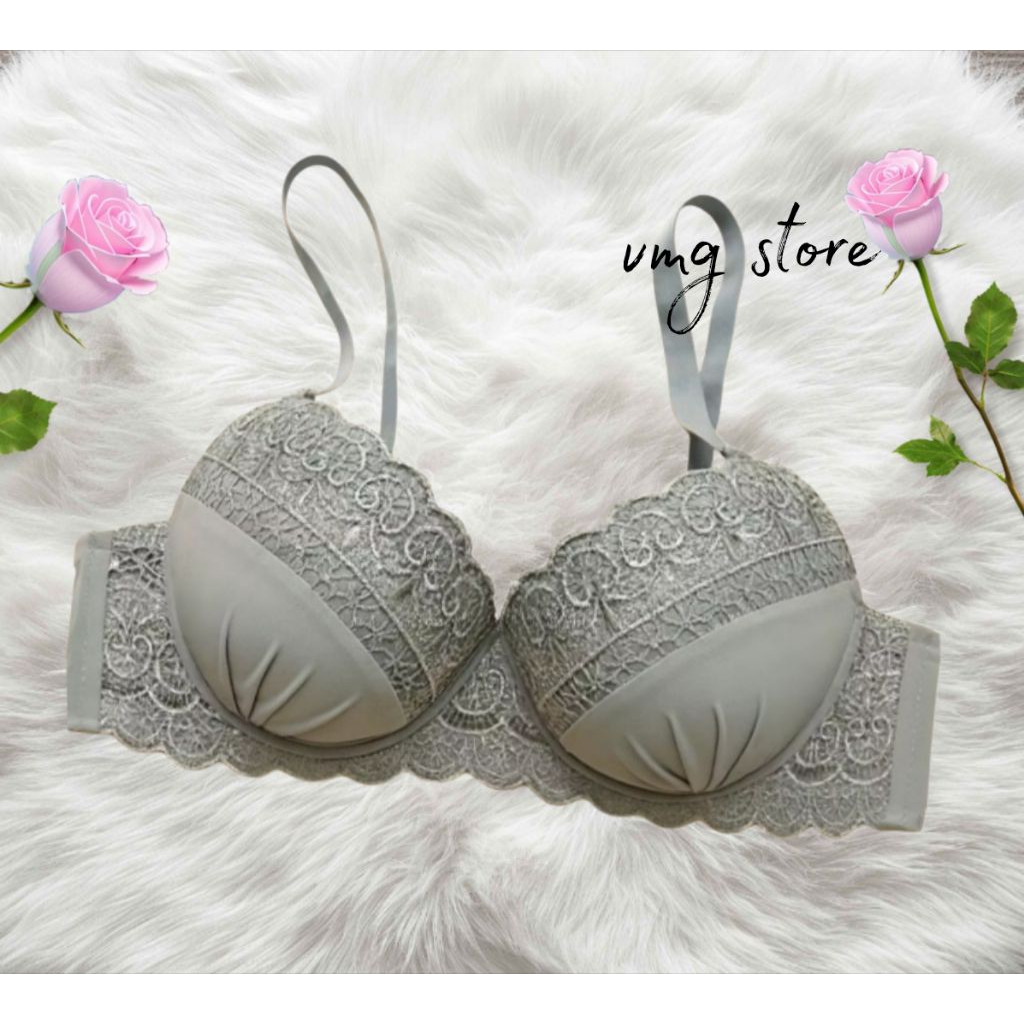 8863 Bra kawat Busa tebal CUP B ke C ukuran 38.40.42.44