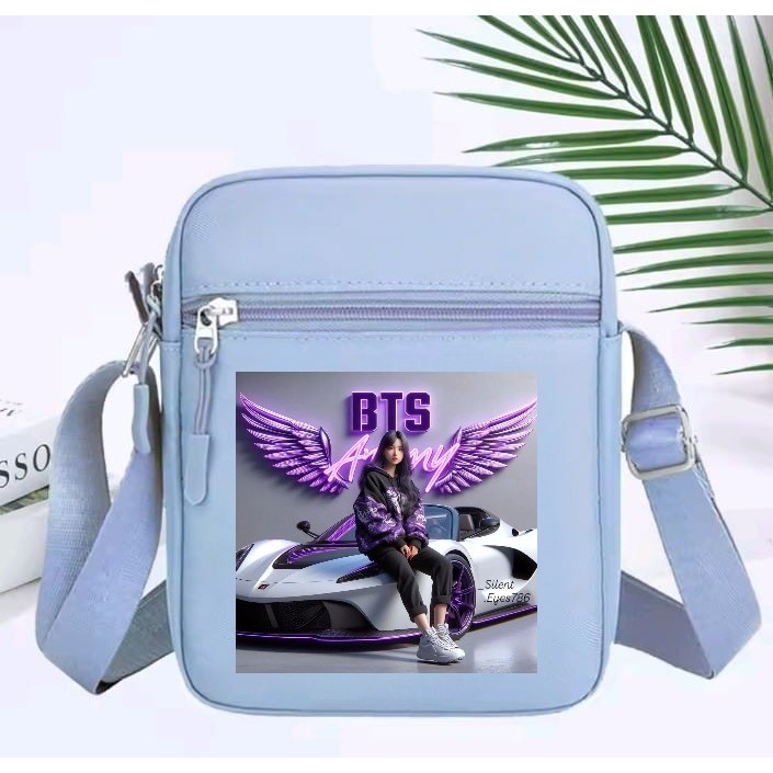 TAS SELEMPANG KARAKTER BTS ARMY  TAS BAHU TAS VIRAL ANAK  WANITA  TAS  KOREAN STYLE  BTS BLACKPINK
