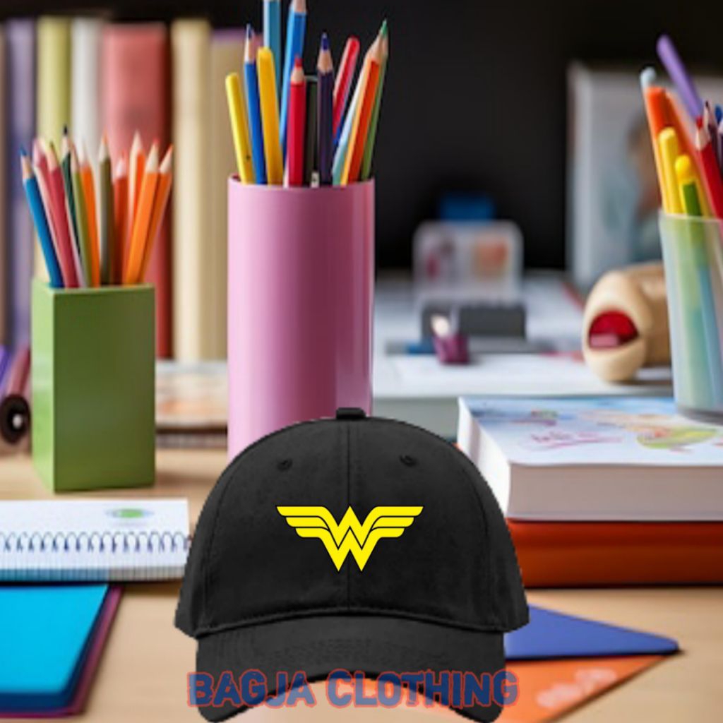 Topi anak / Topi baseball anak Wonder woman logo