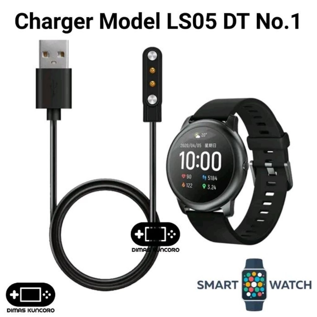Charger Model LS05 dt no.1 charging smartwatch kingwear KW10 Q8 Q16 AK15 L15 kabel usb