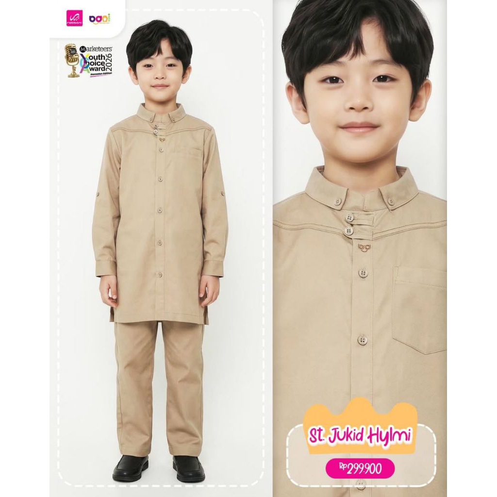 Rabbani - Setelan Jukid Hylmi / Setelan Jubah Kids Rabbani Ori