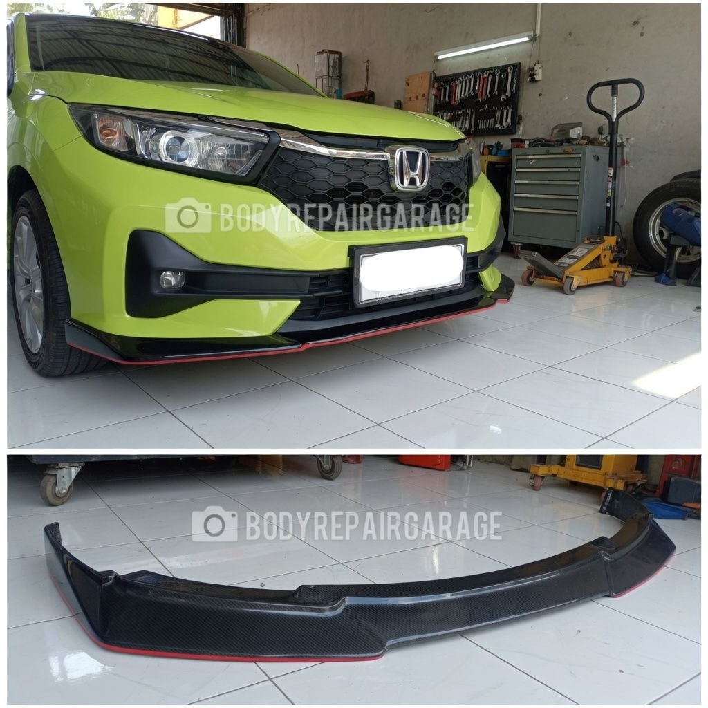 Front lips bumper honda brio urbanite 2023-2026 | black premium