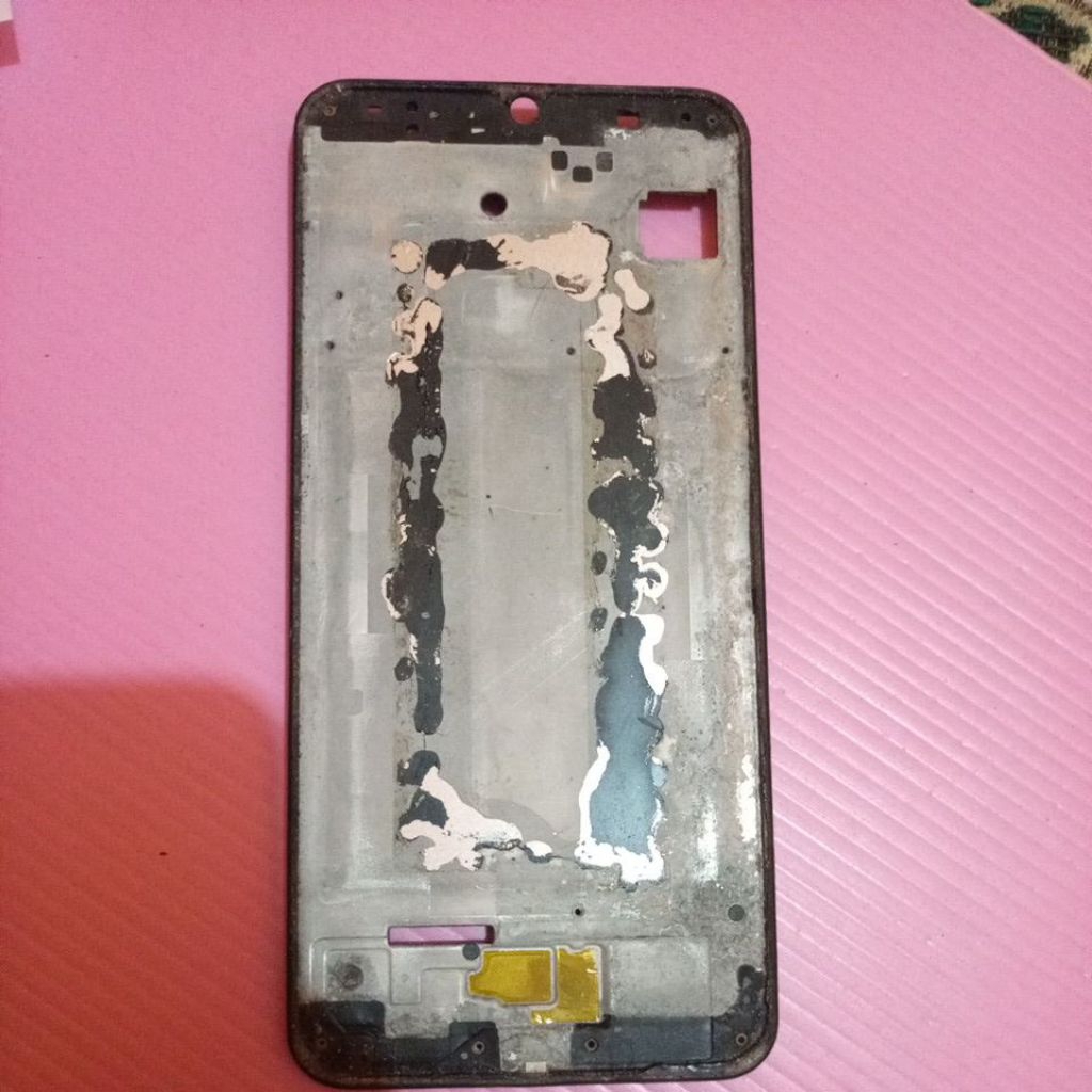 prame tatakan lcd samsung a50 ori copotan