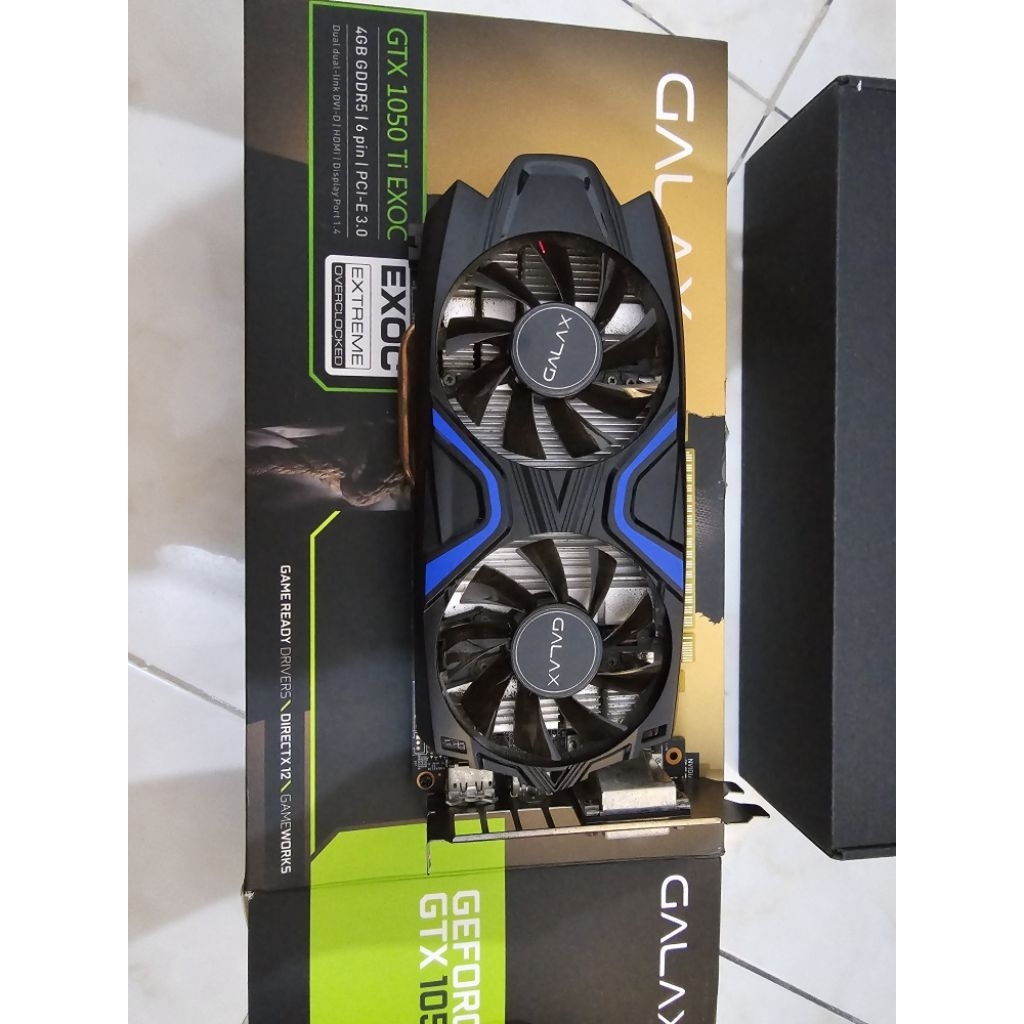 Galax GTX 1050 Ti exoc 4gb gddr5