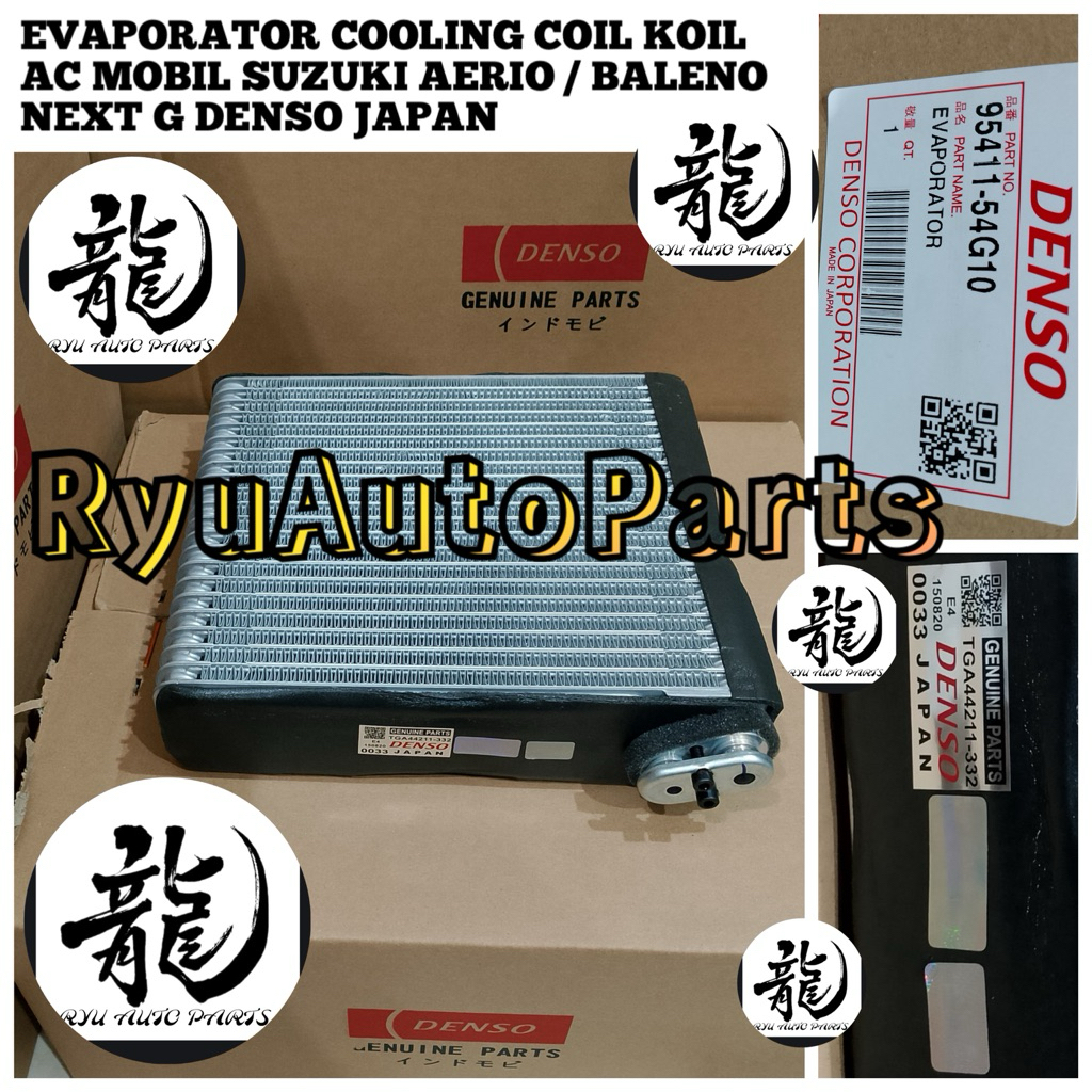 EVAPORATOR COOLING COIL KOIL AC MOBIL SUZUKI AERIO / BALENO NEXT G DENSO JAPAN