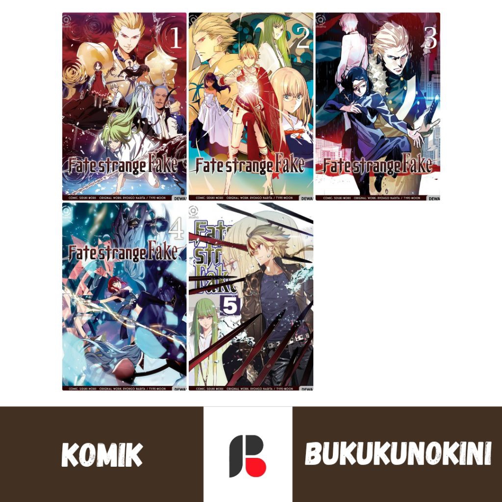 (Original, Segel) Komik Fate Strange Fake Vol 1 2 3 4 5 - Siduki Morii (Akasha)