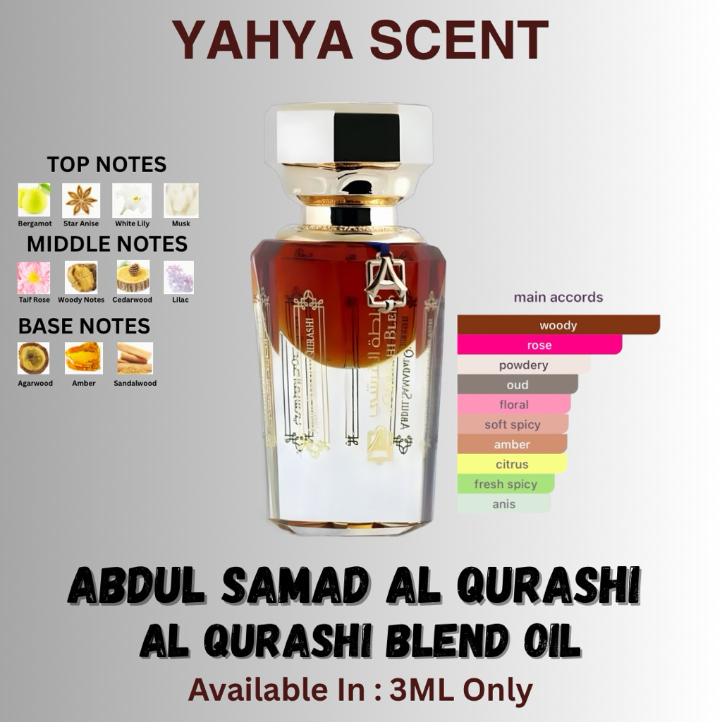DECANT- Parfum Qurashi Blend Oil Abdul Samad Al Qurashi