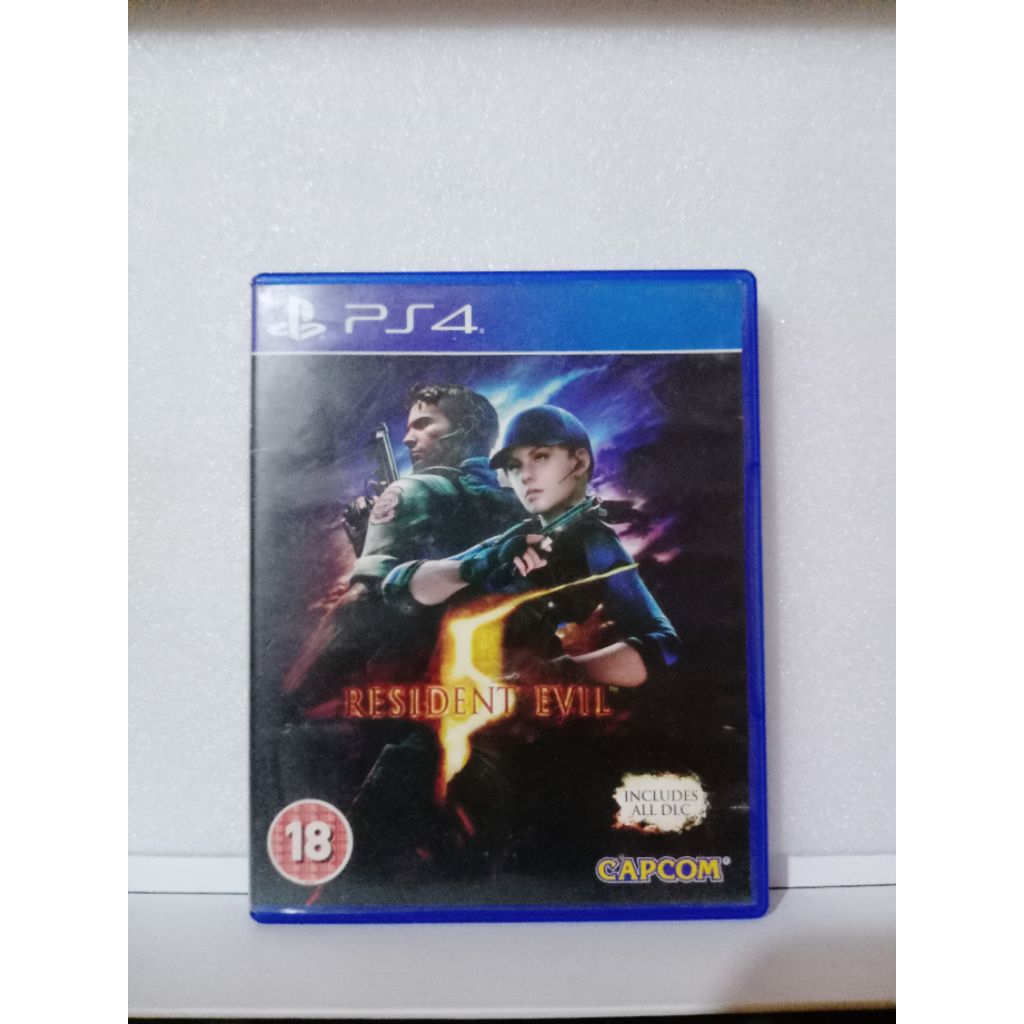 BD/KASET RESIDENT EVIL 5 PLAYSTATION 4 SECOND