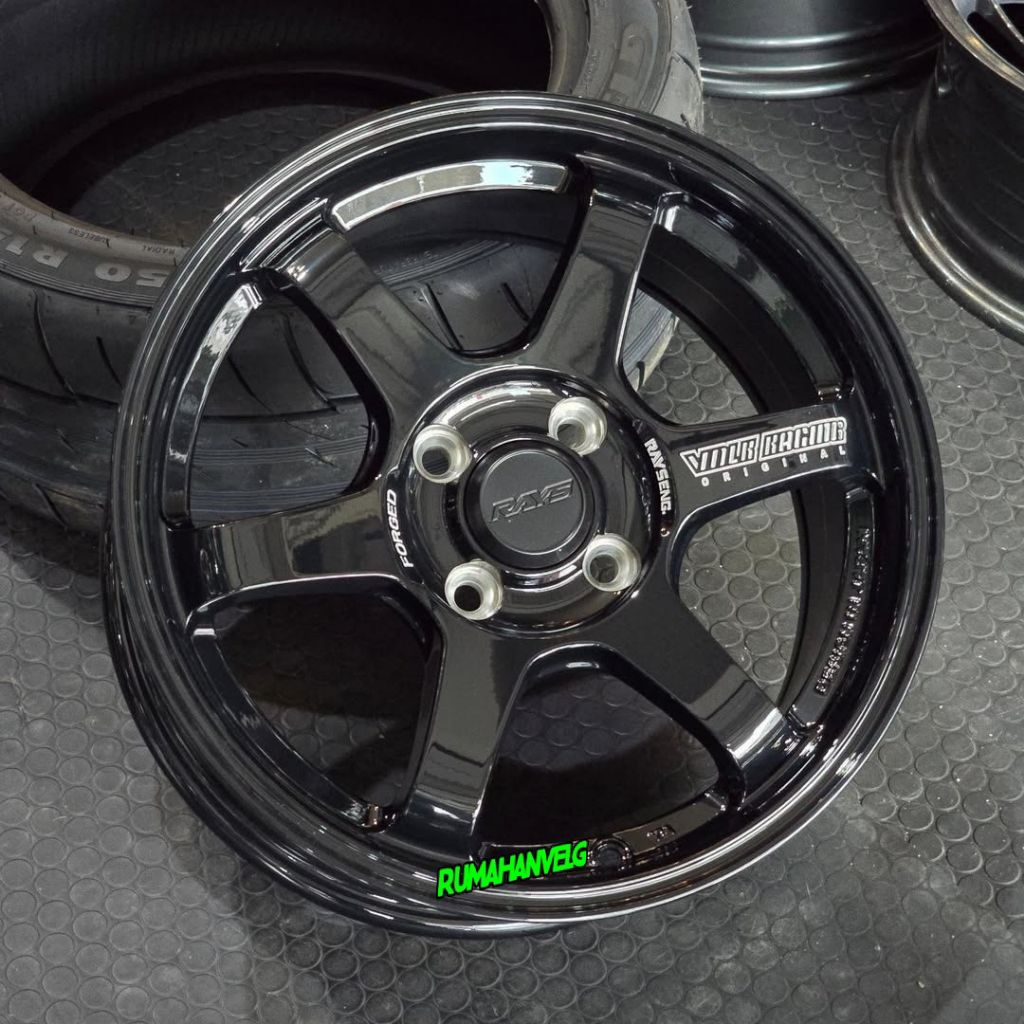 velg te37 sonic r15 lebar 7 pcd 4x100 ET 38 velg mobil ring 15 velg racing agya ayla swift fronx bri