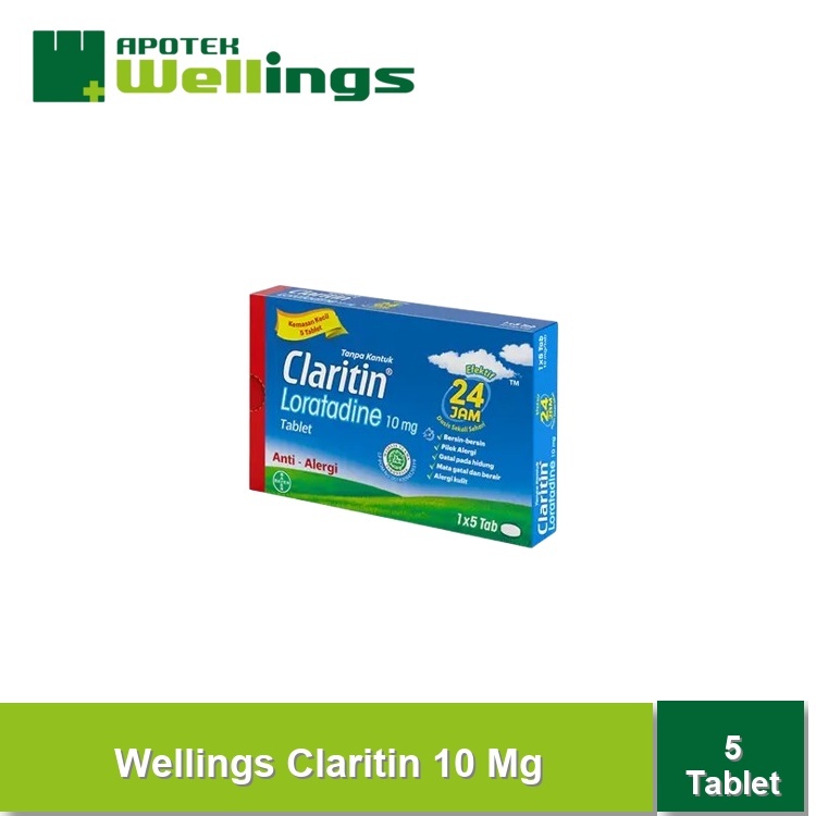 Wellings Claritin 10 Mg 5 tablet