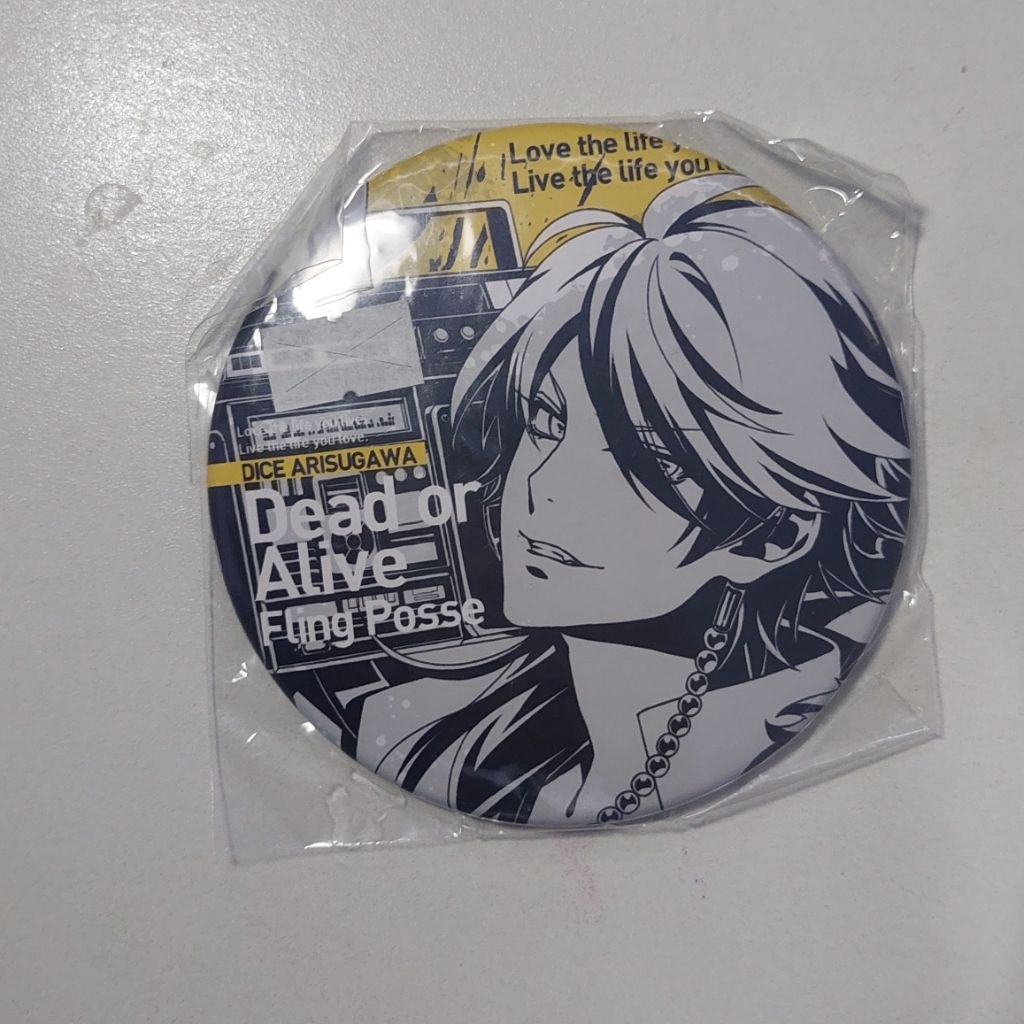 [ORI] PIN BADGE DICE ARISUGAWA — HYPNOSIS MIC 100MM ANIME