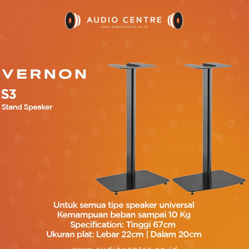 Vernon S3 Stand Speaker semua tipe bookshelf speaker