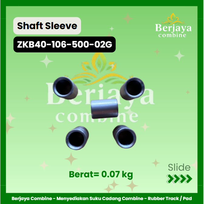 Shaft Sleeve / ZKB40-106-500-02G / Combine Harvester Maxxi Tipe BIMO102