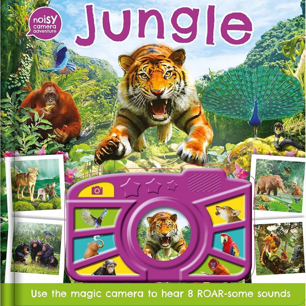 Soundbook Noisy Camera - Jungle (Soundbook Hewan untuk Anak)