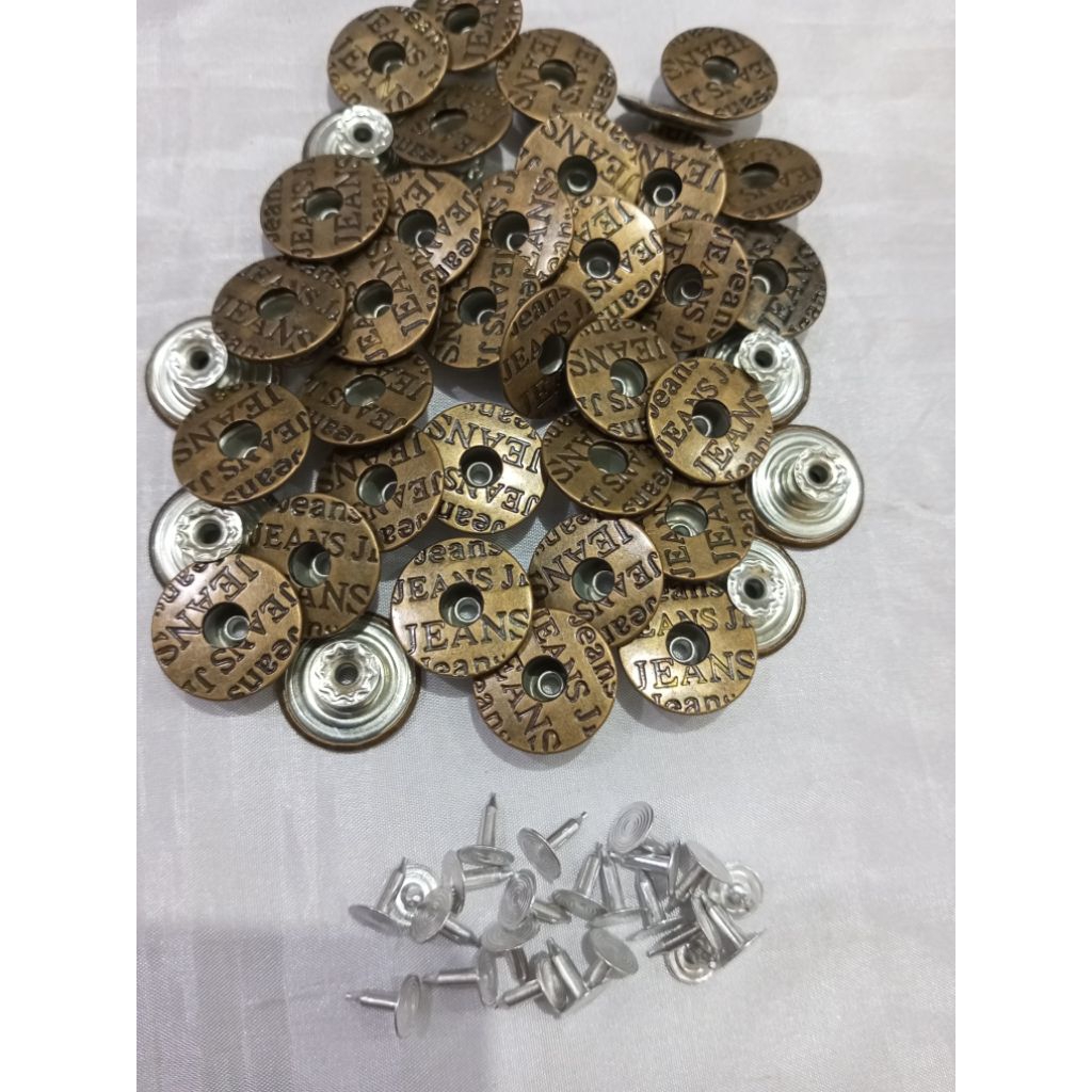 Kancing Jeans Goyang 2mm/Kancing Jeans Set/Kancing Jeans