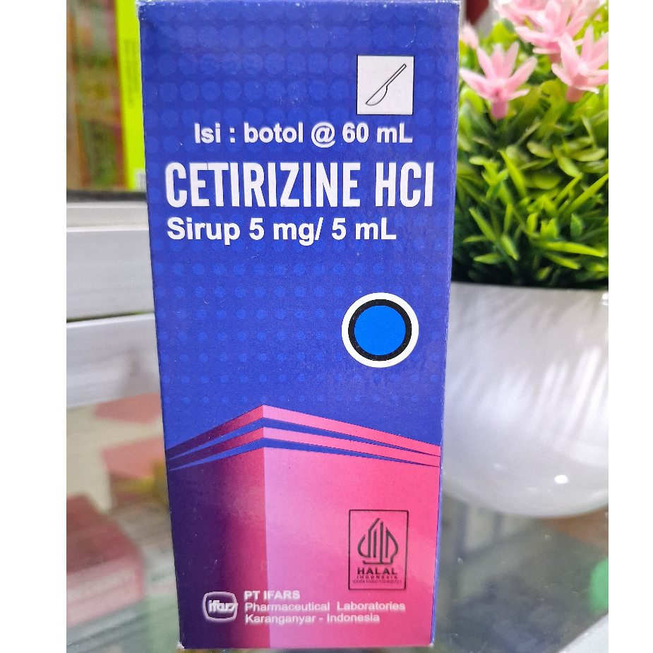 CETRIZINE HCL SIRUP 5MG PT IFARS