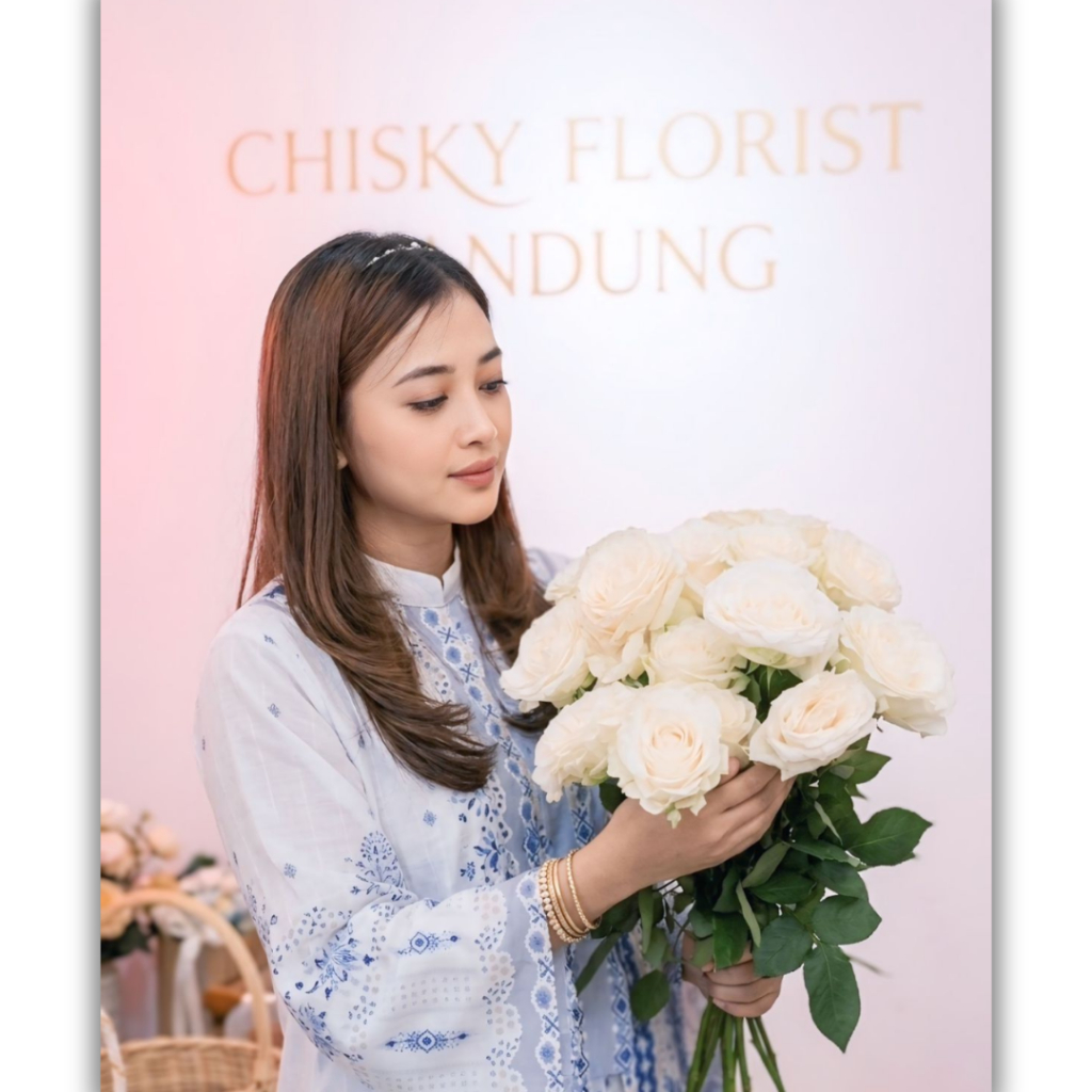 TOKO BUNGA BANDUNG / BUNGA MAWAR PUTIH