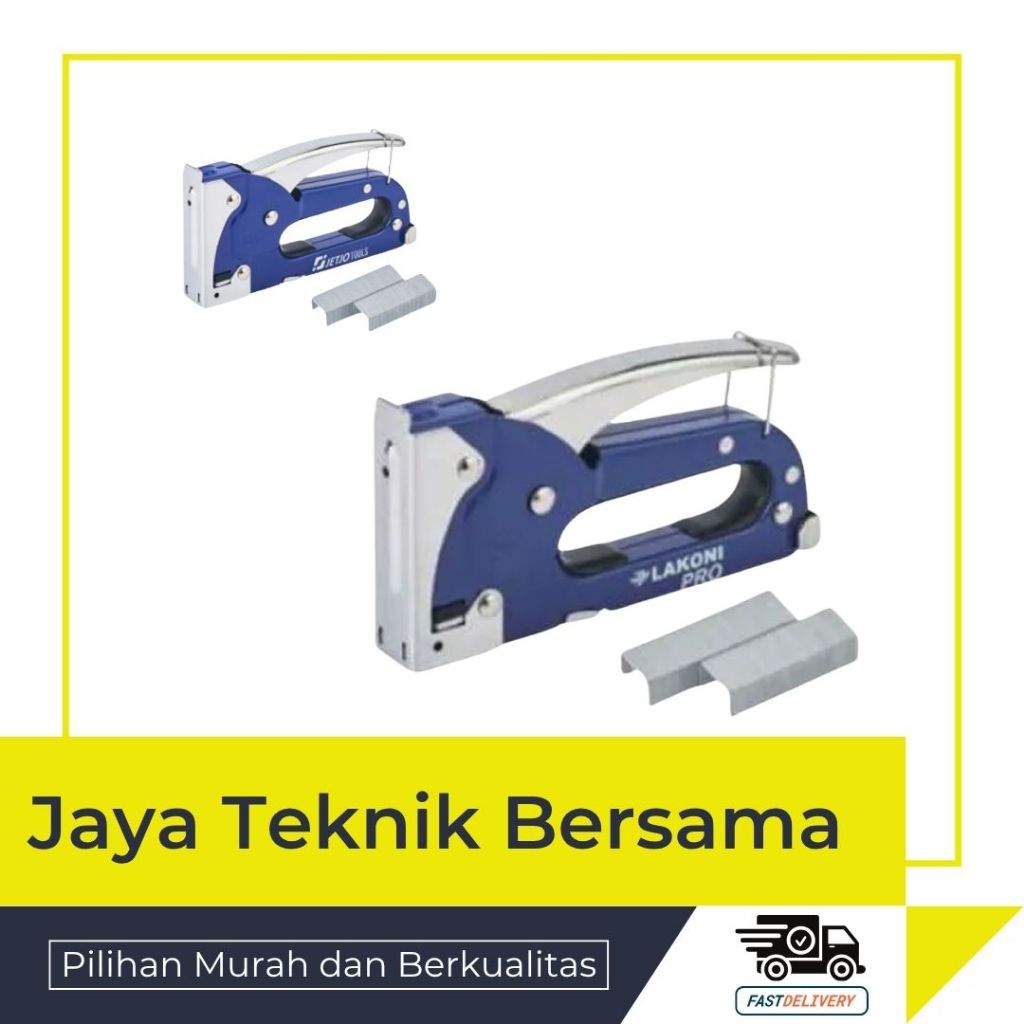 JETJO TOOLS 101771 STEPLES TEMBAK UKURAN 4-8mm/STAPLE GUN TRACKER LAKONI PRO