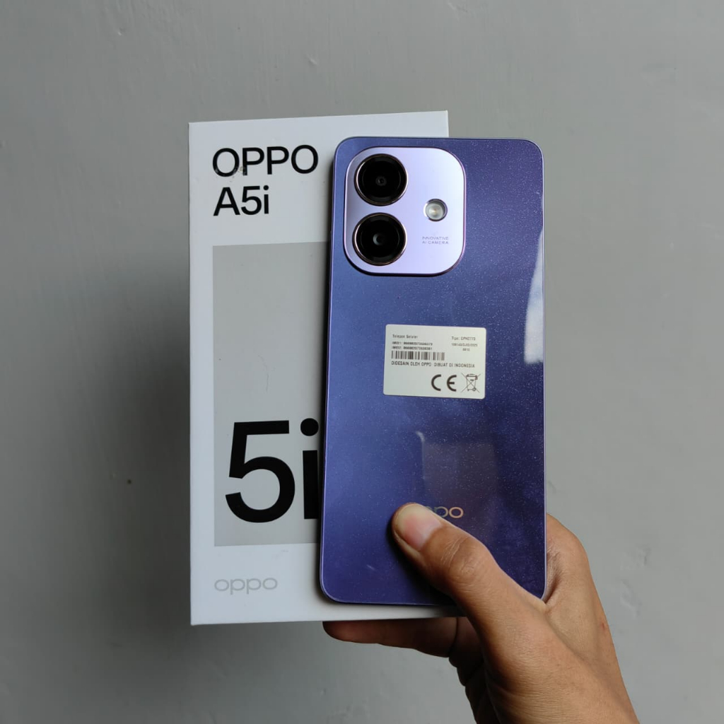 OPPO A5i SECOND 4/128GB SECOND ORIGINAL GARANSI RESMI