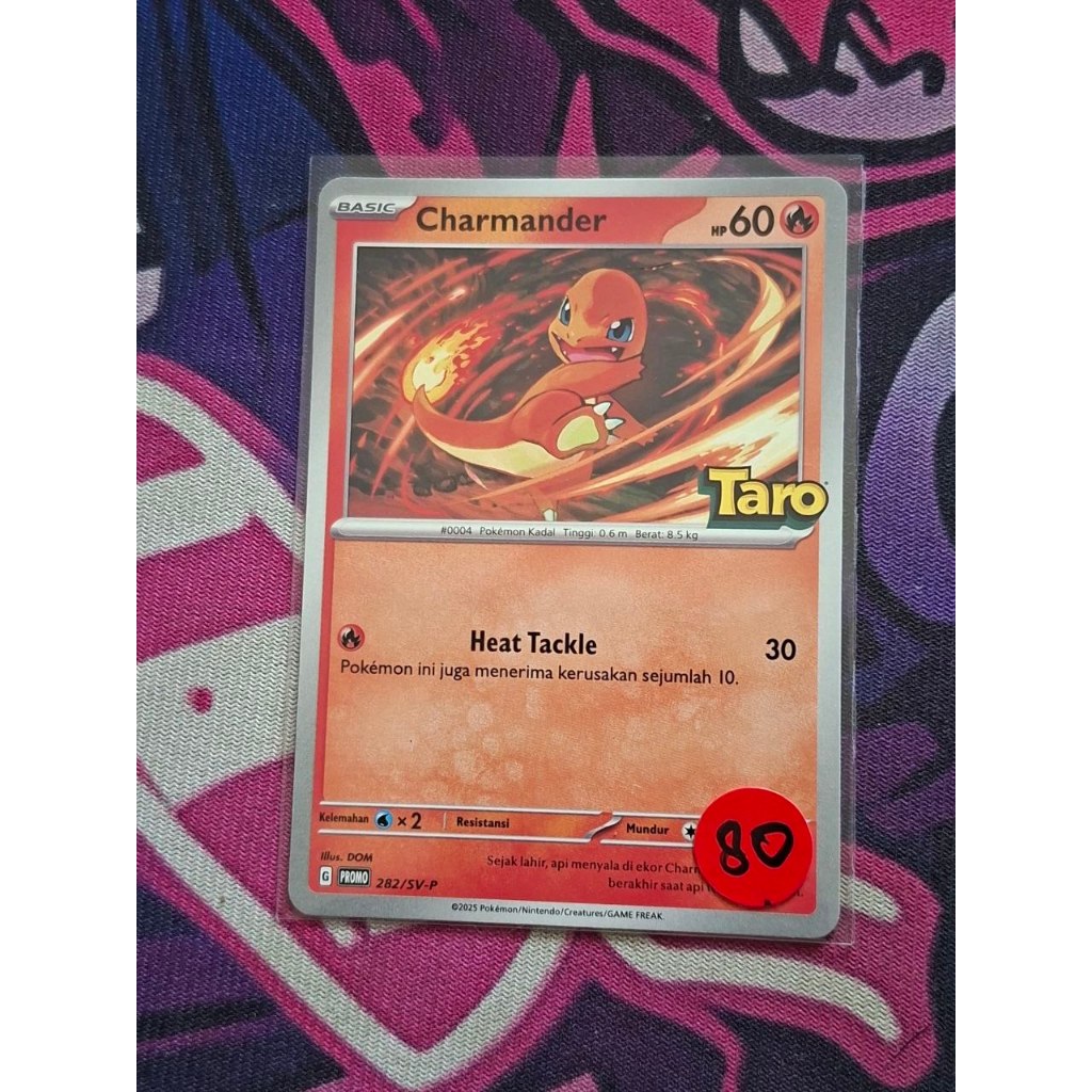 Charmander Promo Taro Pokemon Indonesia 282/SV-P