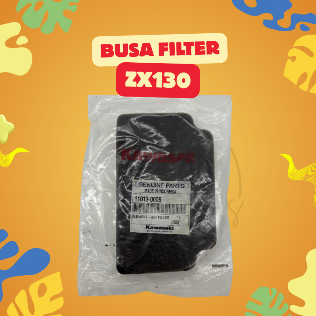 Busa Filter ZX130 / Element Air Filter Kawasaki ZX130 / Saringan Udara 11013-0006