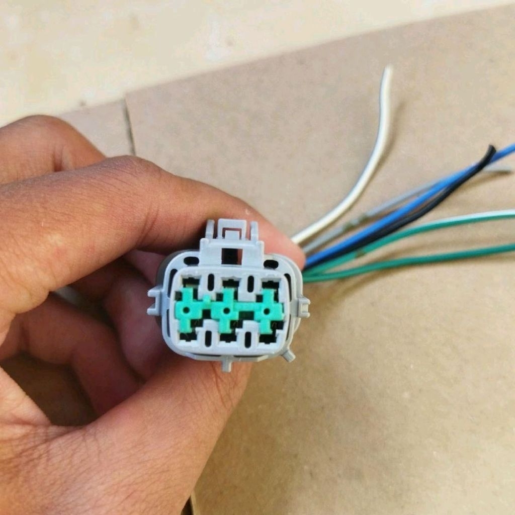 soket headlight pin 6 original Universal Mazda Nissan Mitsubishi kabel socket konector switch sensor