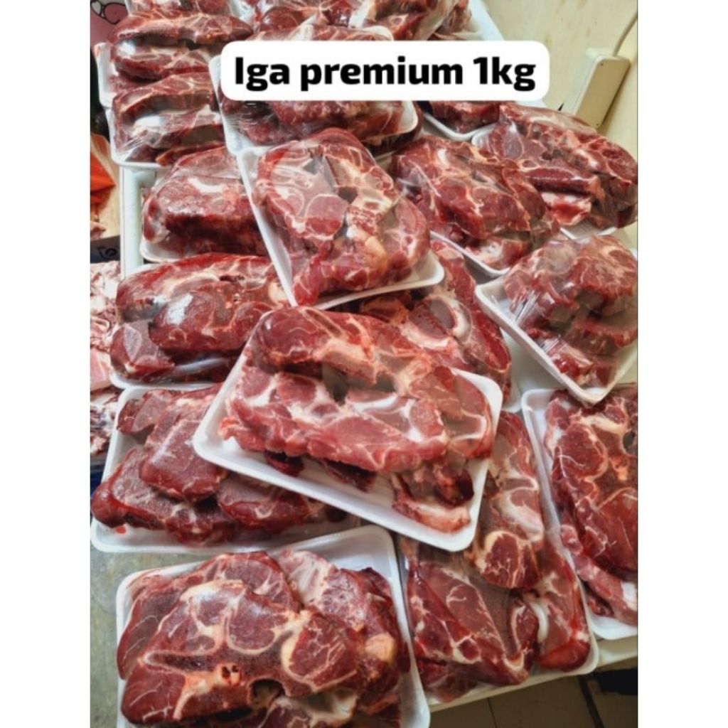 Iga gondrong daging sapi 1kg + bumbu