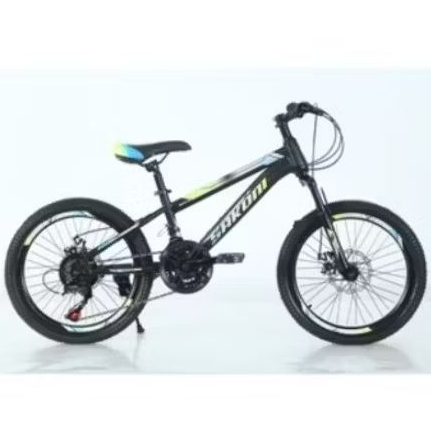 SEPEDA MTB 20 SAKONI MARVELOUS KOM SETIR OVERSIZE OPERAN + REM CAKRAM