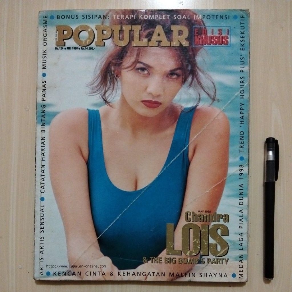 MAJALAH POPULAR EDISI KHUSUS - NO.124 MEI 1998 - PLUS POSTER - Majalah Bekas Murah Original - B14