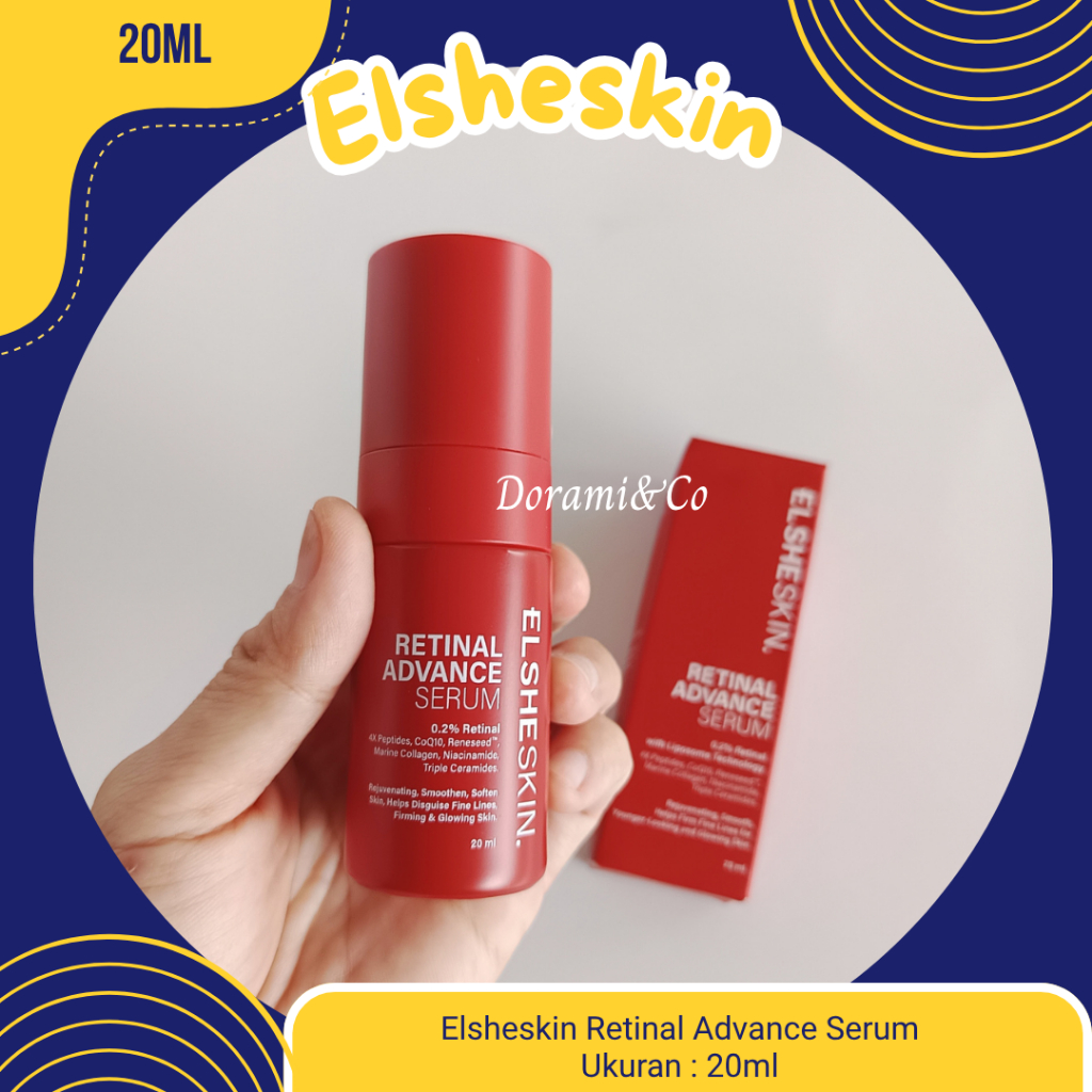 Elsheskin Retinal Advance Serum Anti Aging Retinoid Krim Cream Pelembab Wajah Muka 20ml
