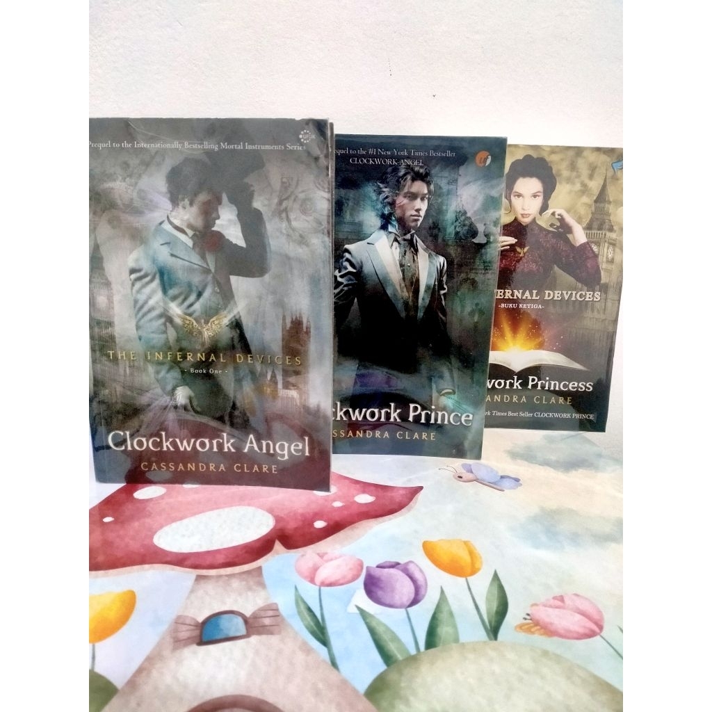 infernal devices (clockwork angel, clockwork prince, clockwork princess) bahasa indonesia original p